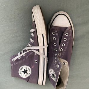 Purple High Top Converse